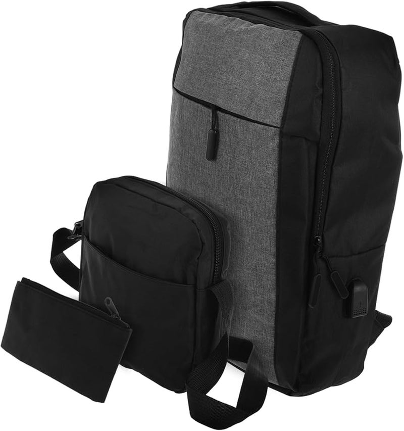 حقيبة ظهر أنيقة وعصرية من Ciieeo للكلية والأعمال، حقيبة كتف لحمل الأجهزة اللوحية والرسائل - Image 1